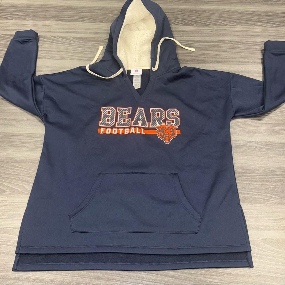 NFL Chicago Bears Teens Apparel Sweatshirt Fleece Hoodie Teen Girl’s XL 15/17